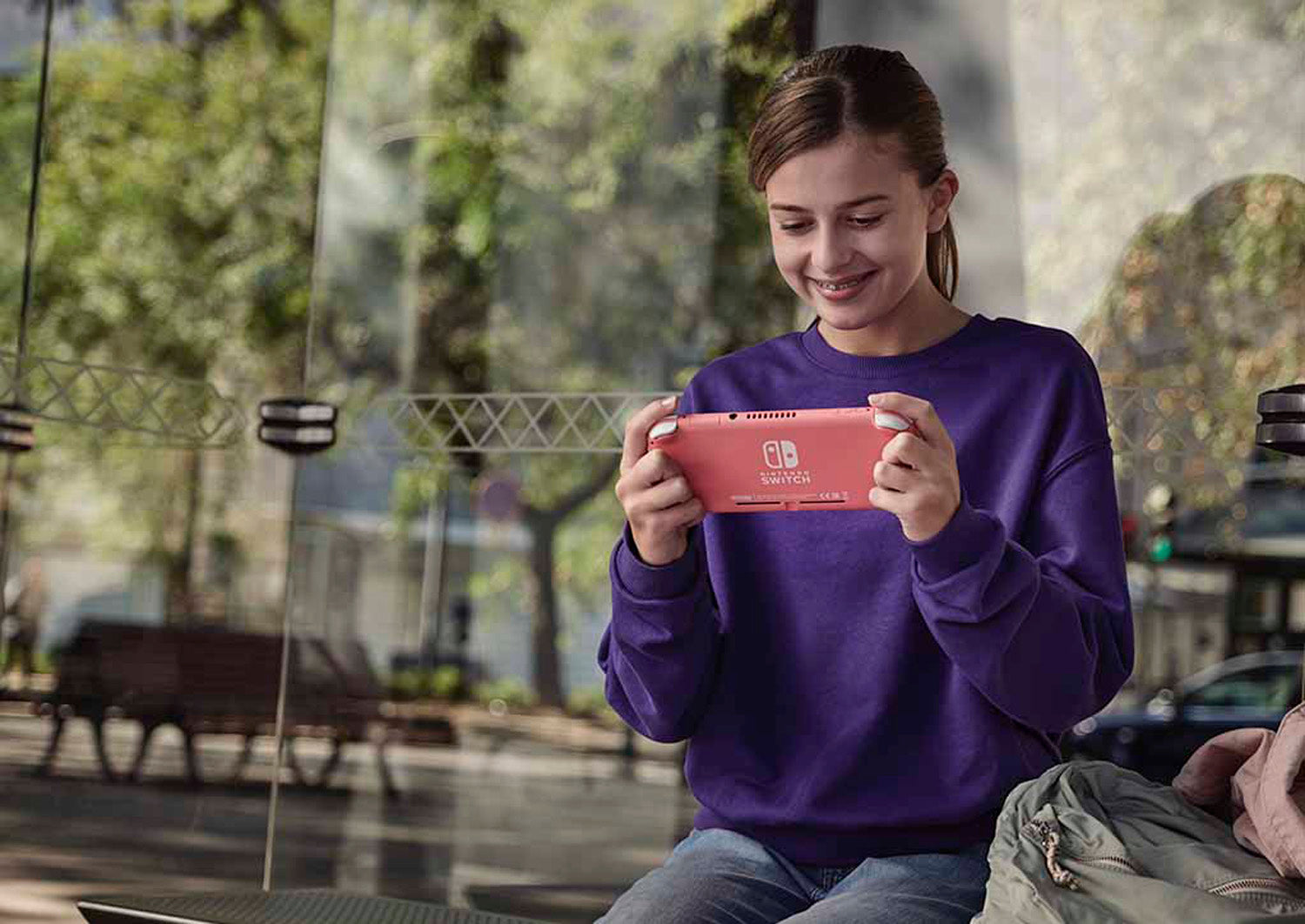 Nintendo Switch Lite Coral + Animal Crossing: New Horizons - Console pack by Nintendo The Chelsea Gamer