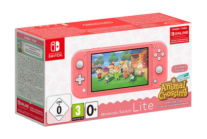 Nintendo Switch Lite Coral + Animal Crossing: New Horizons - Console pack by Nintendo The Chelsea Gamer