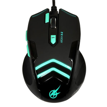 Port Designs Arokh Gaming Mouse  X-2 - Green LED - Mice by Port Design The Chelsea Gamer