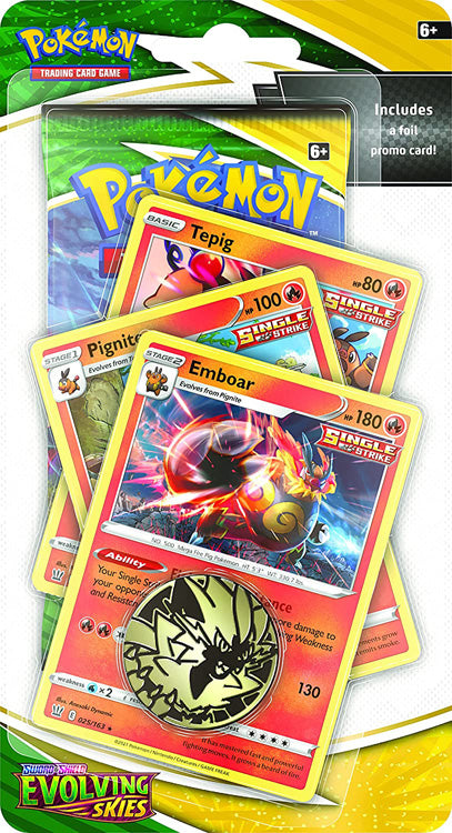 Pokémon Sword & Shield 7: Evolving Skies Checklane Blister - merchandise by Pokémon The Chelsea Gamer