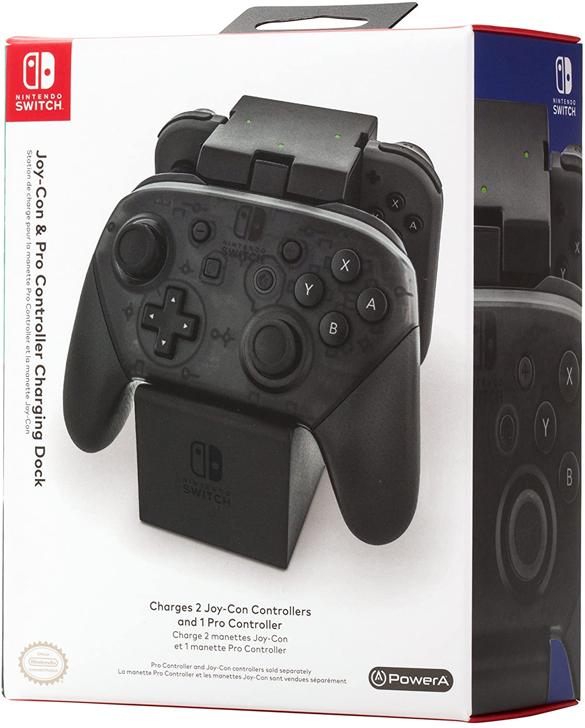 PowerA Joy-Con + Pro Controller Charging Dock for Nintendo Switch - Console Accessories by PowerA The Chelsea Gamer