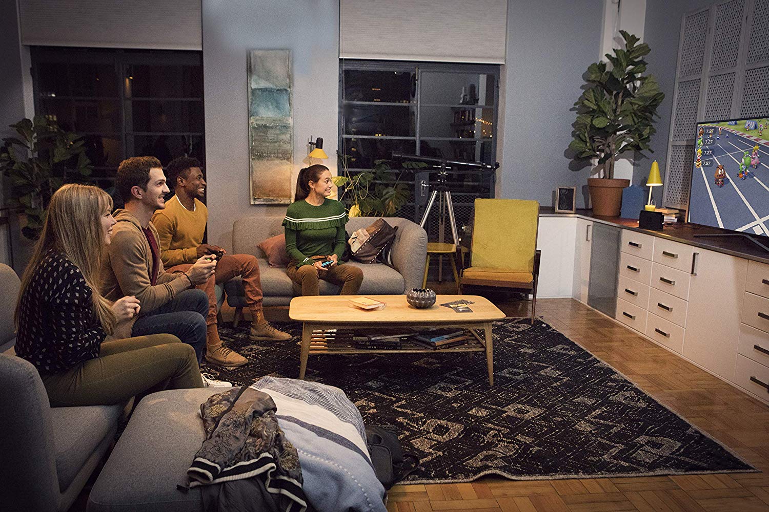 Super Mario Party & Neon Green / Pink Joy-Con Pair - Console Accessories by Nintendo The Chelsea Gamer