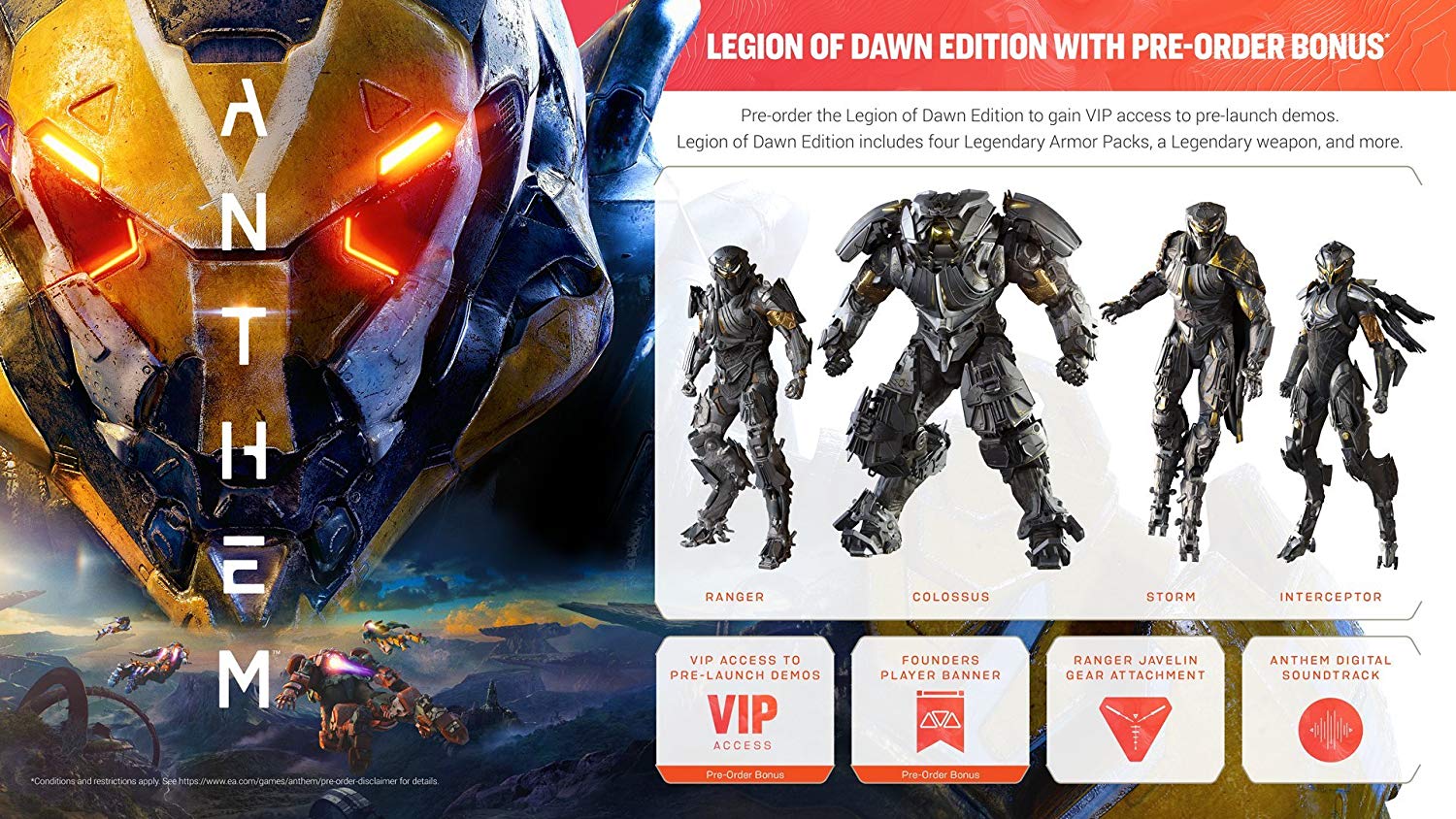 Anthem - Legion of Dawn Edition - Video Games by Electronic Arts The Chelsea Gamer