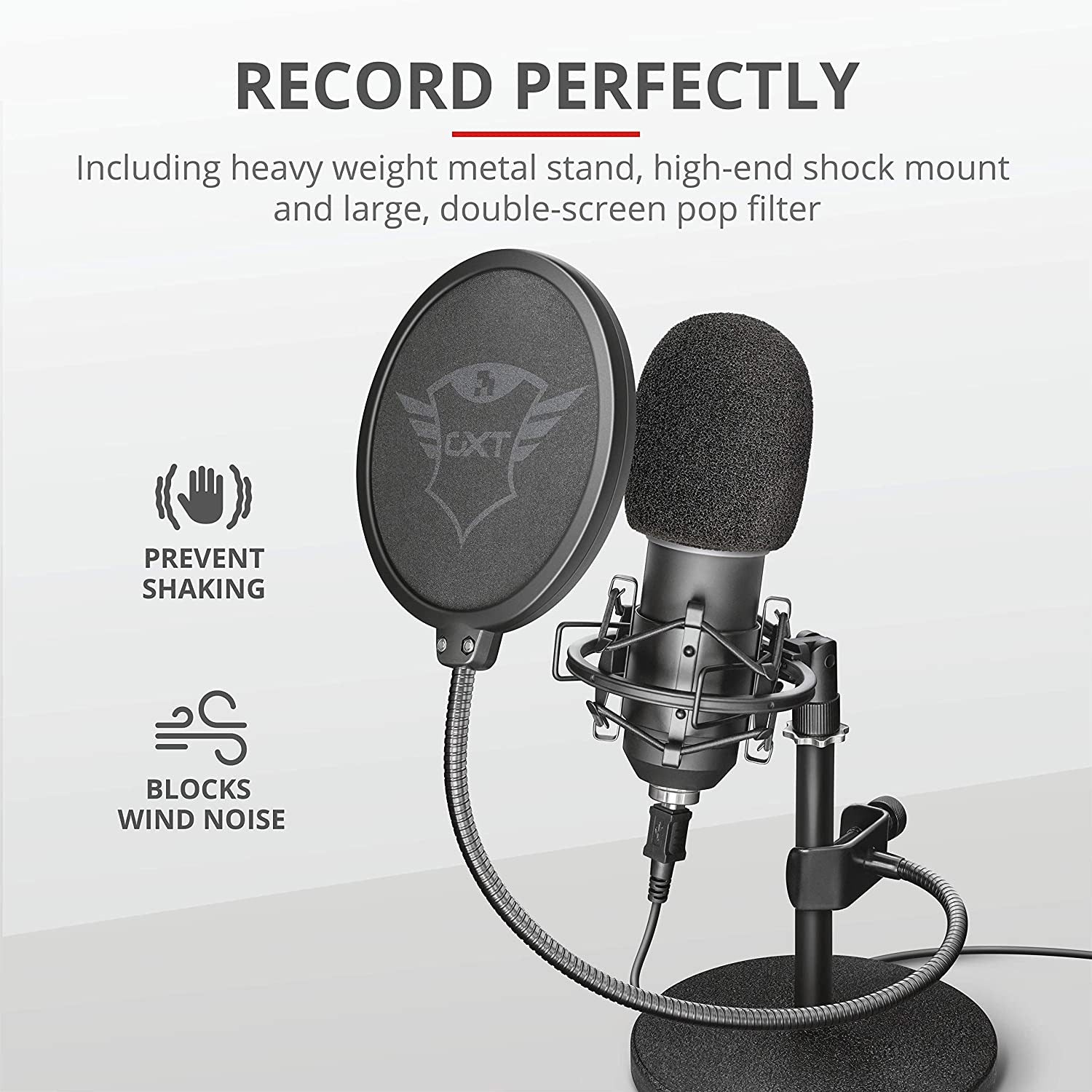 Trust - GXT 252 Emita Streaming Microphone - Core Components by Trust The Chelsea Gamer