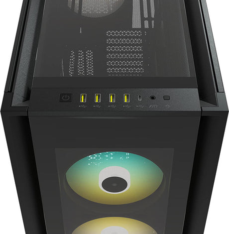 Corsair iCUE 7000X RGB Tempered Glass Full-Tower ATX PC Case — Black - Core Components by Corsair The Chelsea Gamer