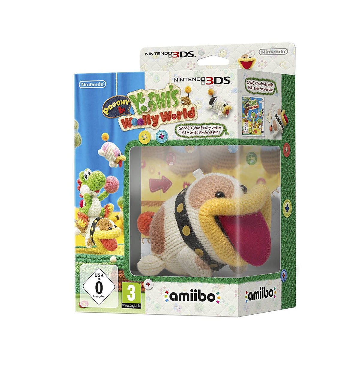 POOCHY & YOSHI'S WOOLLY WORLD with Amibo- 3DS - Video Games by Nintendo The Chelsea Gamer