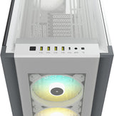Corsair iCUE 7000X RGB Tempered Glass Full-Tower ATX PC Case — White - Core Components by Corsair The Chelsea Gamer