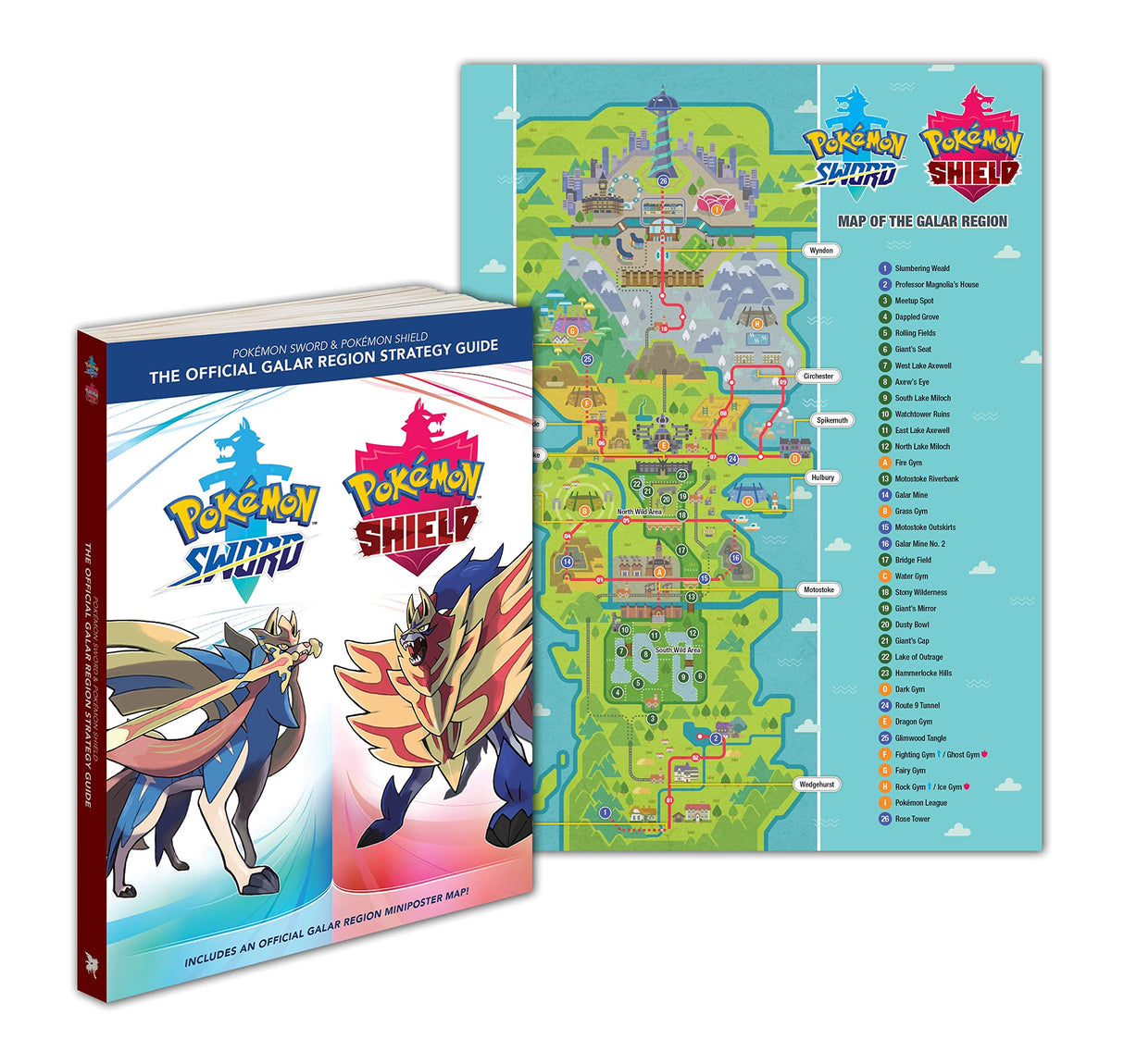 Pokémon Sword & Pokémon Shield: The Official Galar Region Strategy Guide - merchandise by PiggyBack The Chelsea Gamer