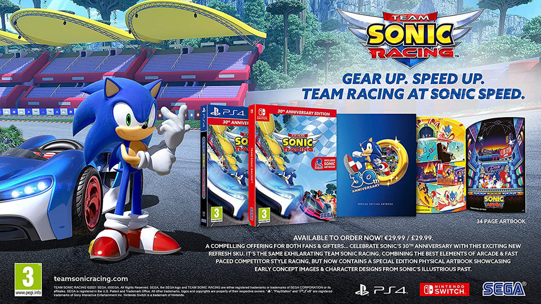 Team Sonic Racing - 30th Anniversary Edition - Nintendo Switch - Video Games by SEGA UK The Chelsea Gamer