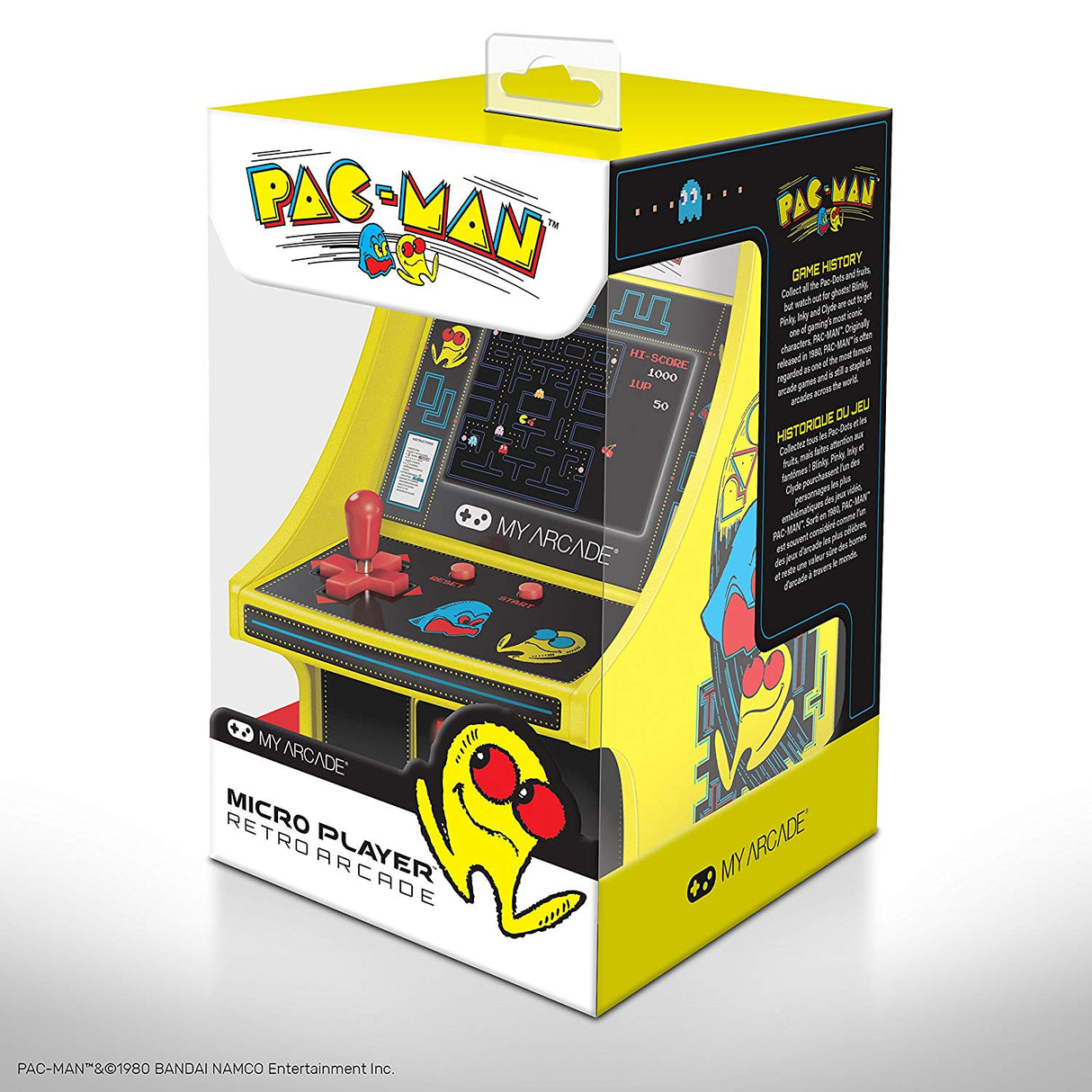 My Arcade 6" Collectible Retro Pac-Man Micro Player - Console pack by My Arcade The Chelsea Gamer