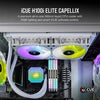 Corsair iCUE H100i ELITE CAPELLIX Liquid CPU Cooler - White - Core Components by Corsair The Chelsea Gamer