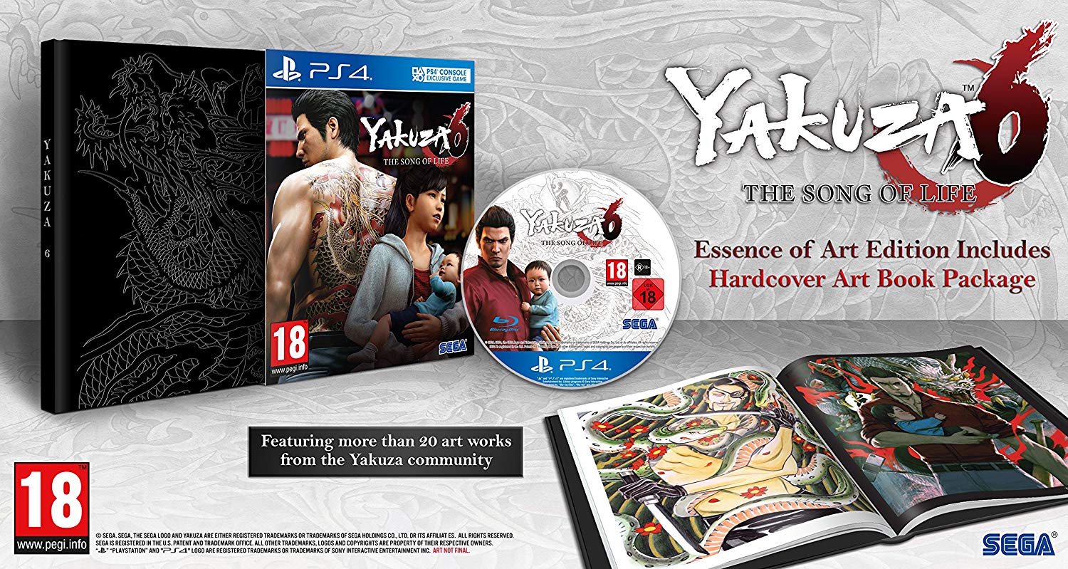Yakuza 6: The Song of Life - Essence of Art Edition - Video Games by SEGA UK The Chelsea Gamer