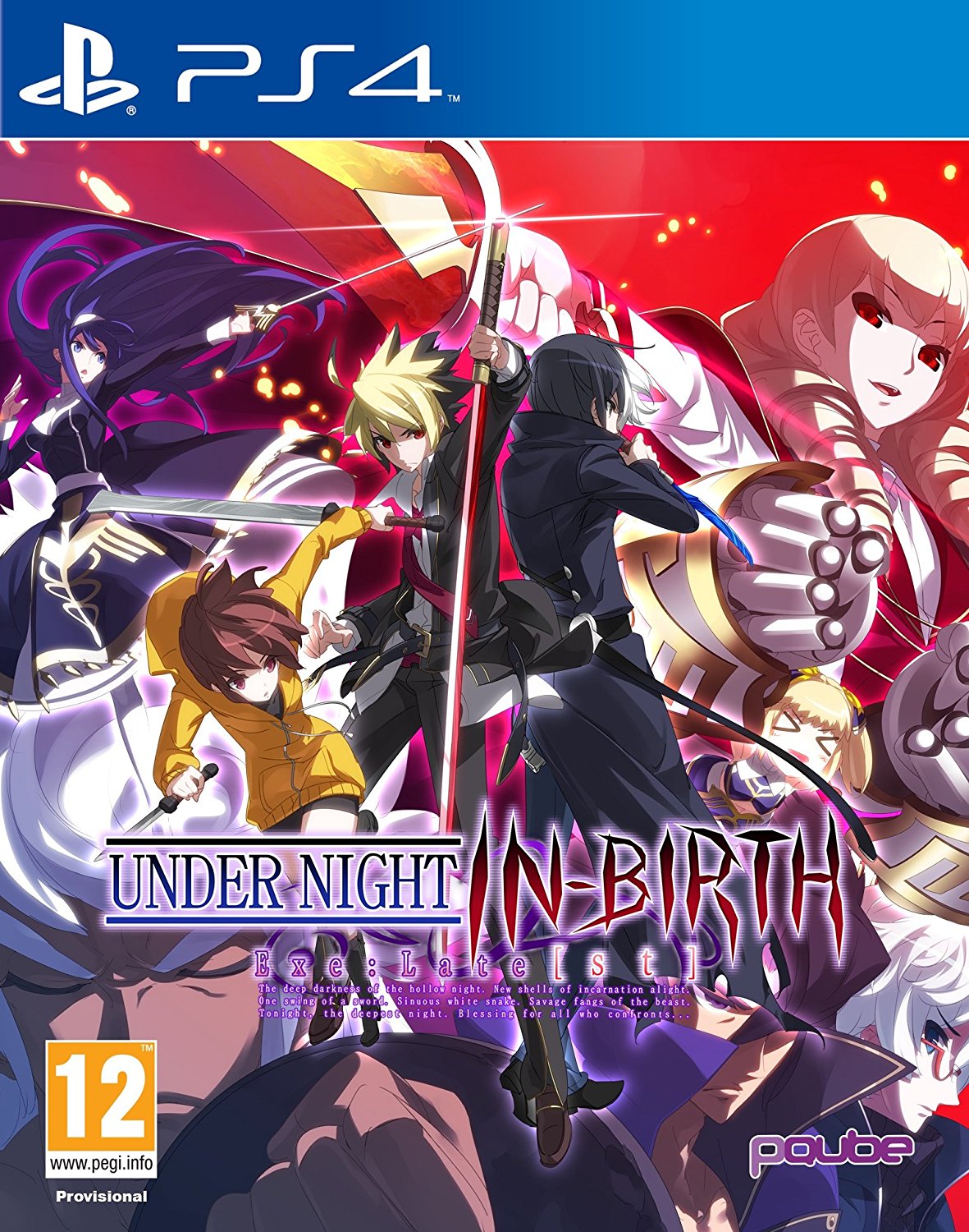 Under the Night In-Birth Exe:Late[st] - PS4 - Video Games by pqube The Chelsea Gamer