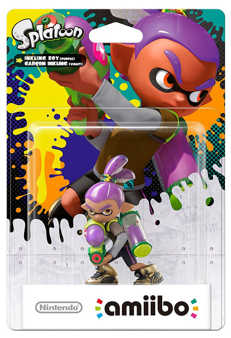 Splatoon Inkling Boy Purple Amiibo - Video Games by Nintendo The Chelsea Gamer