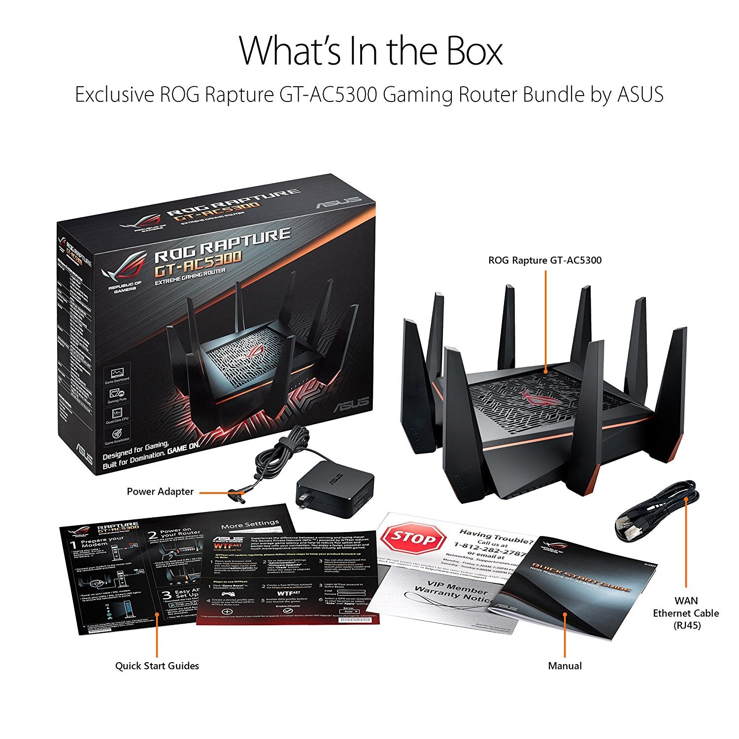 Asus ROG Rapture GT-AC5300 Cable Router - Networking by Asus The Chelsea Gamer