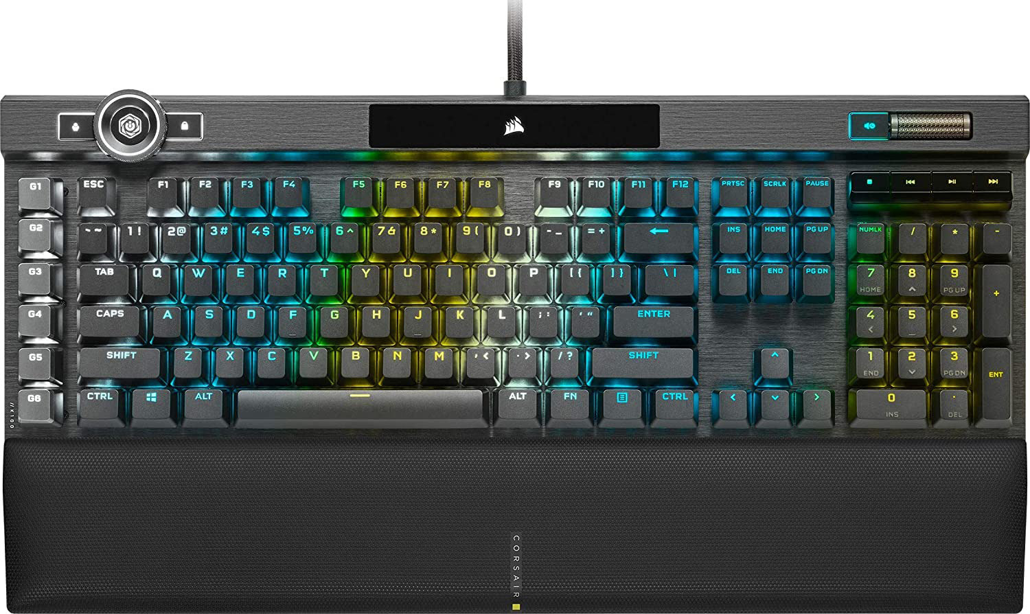 Corsair - K100 RGB Optical - Mechanical Gaming Keyboard - Black - Keyboard by Corsair The Chelsea Gamer