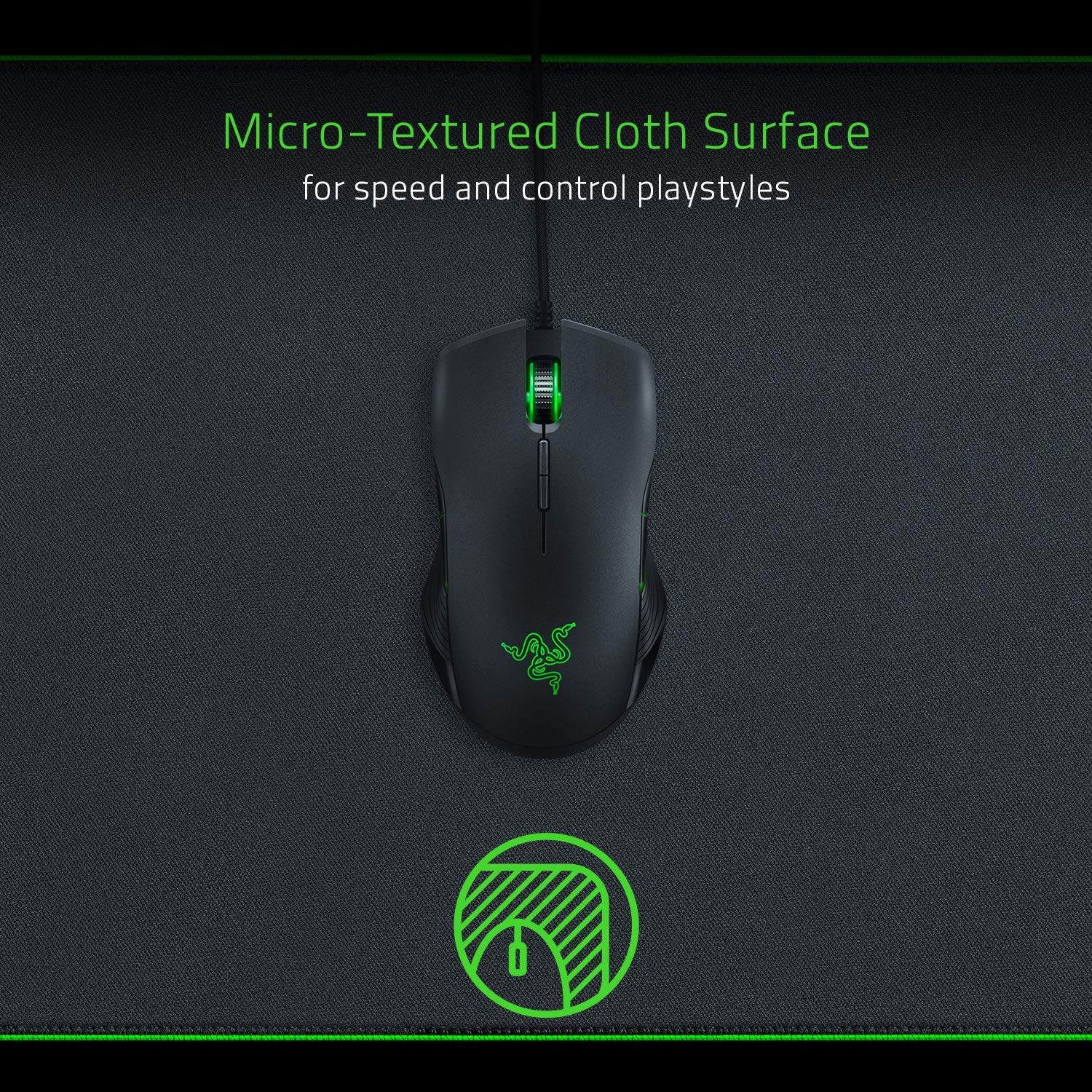 Razer Goliathus Extended Chroma: Micro-Textured Cloth Surface - Surface by Razer The Chelsea Gamer
