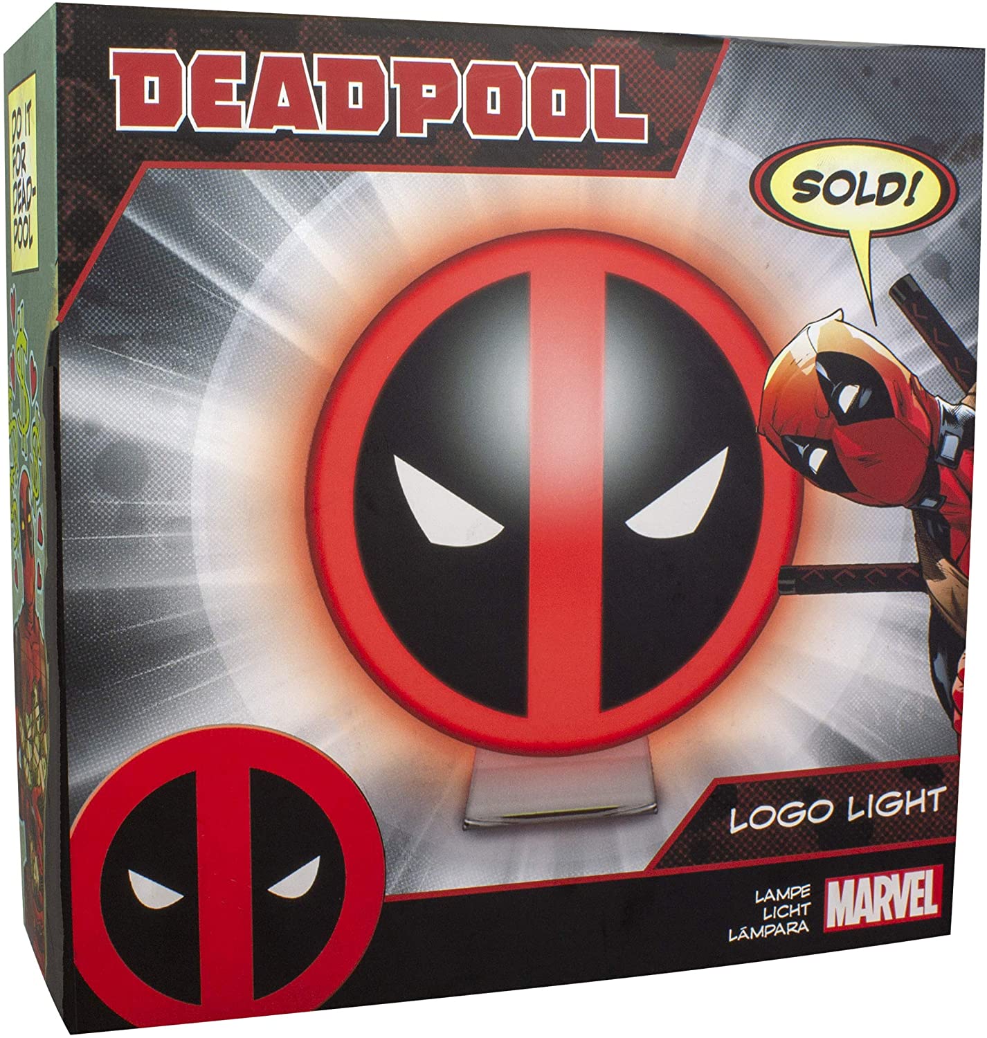 Deadpool Logo Light - merchandise by Paladone The Chelsea Gamer