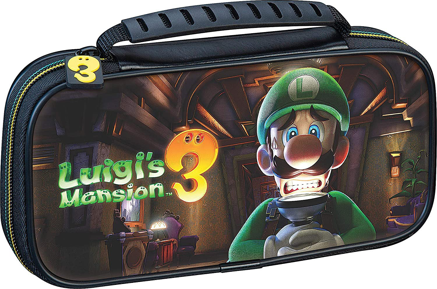 Game Traveller - Switch Lite Carry Case - Luigi's Mansion 3 Artwork - Console Accessories by RDS Industries The Chelsea Gamer