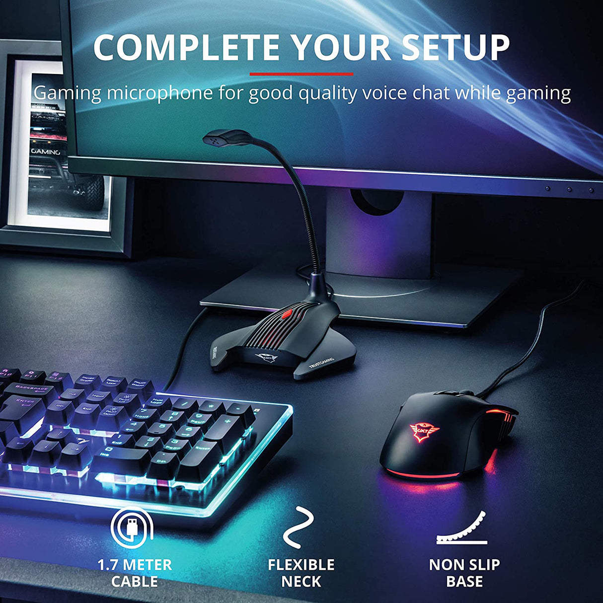 Trust Gaming Nepa GXT 239 Microphone - Core Components by Trust The Chelsea Gamer