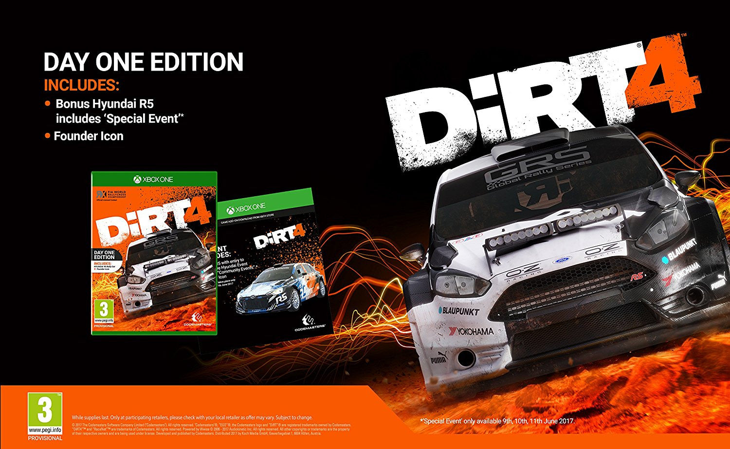 Dirt 4 - Day One Edition - Xbox One - Video Games by Codemasters The Chelsea Gamer