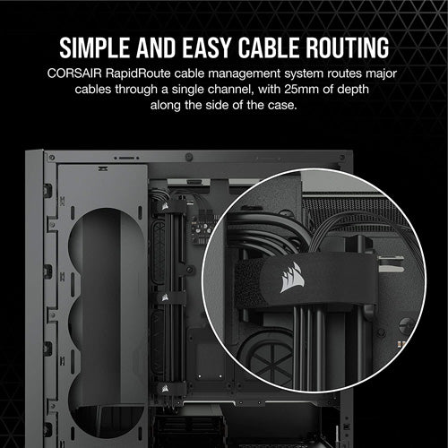 Corsair 5000D AIRFLOW Midi Tower PC Case - Black - Core Components by Corsair The Chelsea Gamer