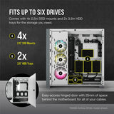 Corsair 5000D Tempered Glass Midi Tower PC Case - Black - Core Components by Corsair The Chelsea Gamer