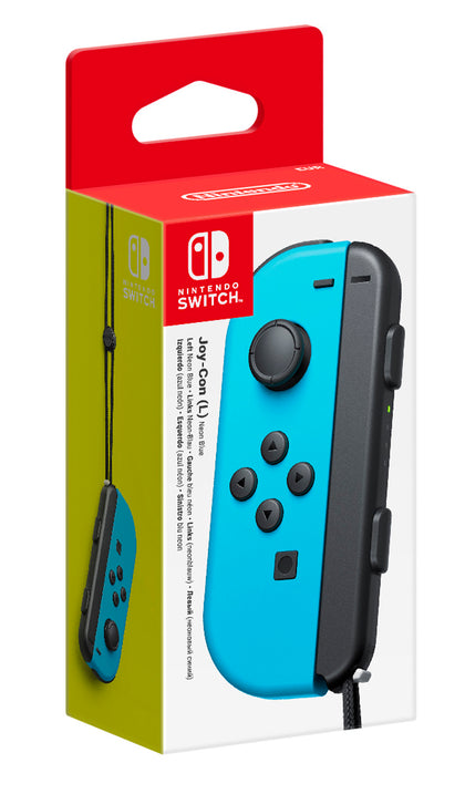 Nintendo Switch Joy-Con Left (Neon Blue) - Console Accessories by Nintendo The Chelsea Gamer