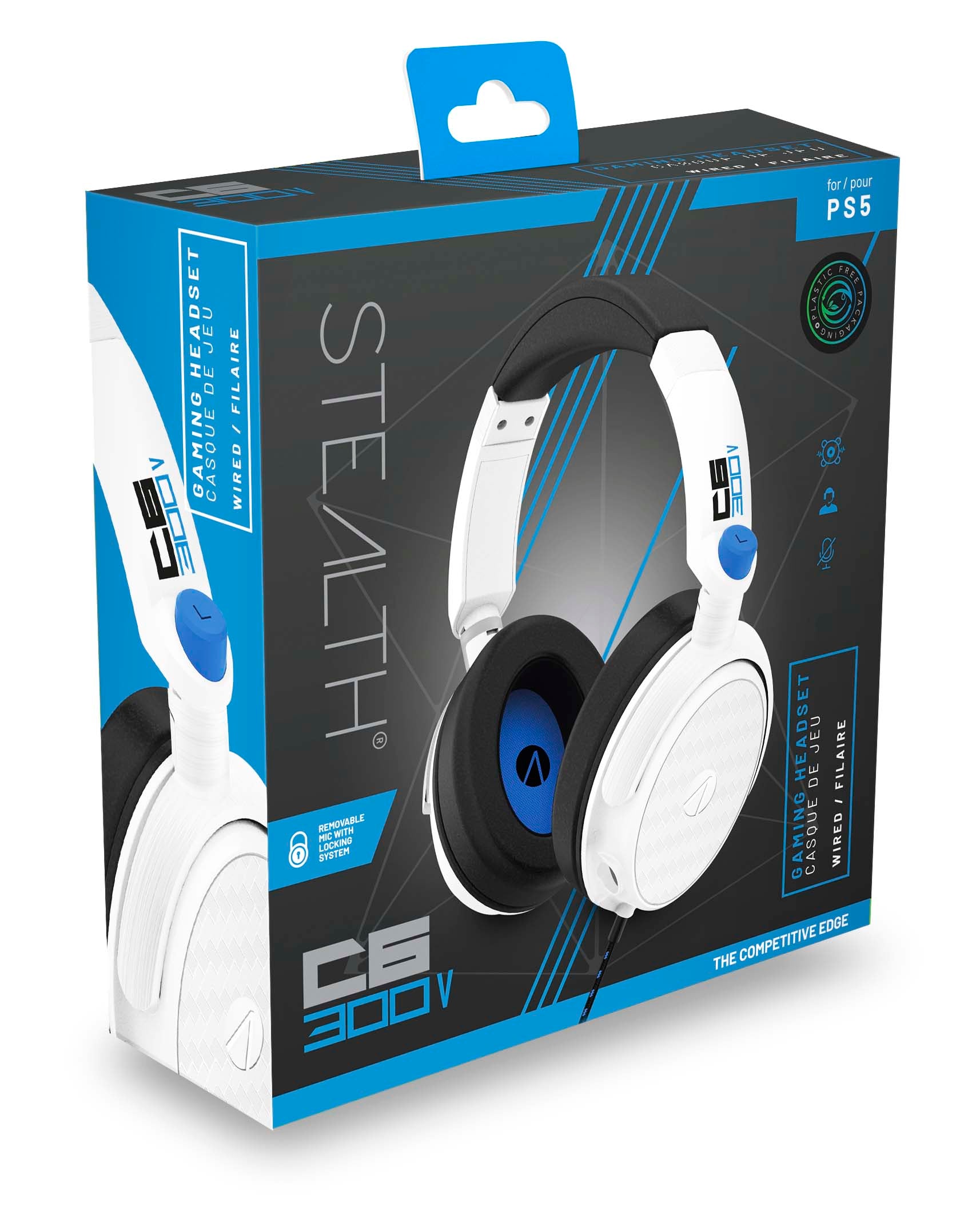 STEALTH C6-300V Stereo Gaming Headset (White) - Console Accessories by ABP Technology The Chelsea Gamer