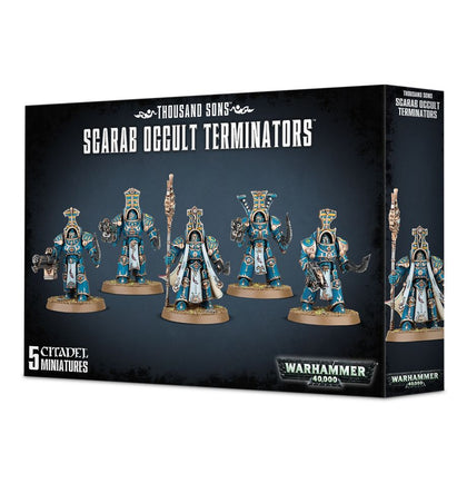 Thousand Sons Scarab Occult Terminators - Model Play by Games Workshop The Chelsea Gamer
