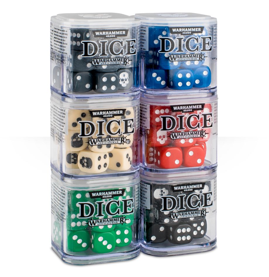 CITADEL 12mm DICE SET 20 dice - Colour picked at random - Model Play by Games Workshop The Chelsea Gamer