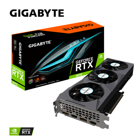 Gigabyte - GeForce RTX™ 3070 EAGLE OC V2 8GB - Core Components by Gigabyte The Chelsea Gamer