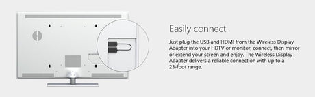 Microsoft Wireless Display V2 Adapter - Black - Cables by Microsoft The Chelsea Gamer
