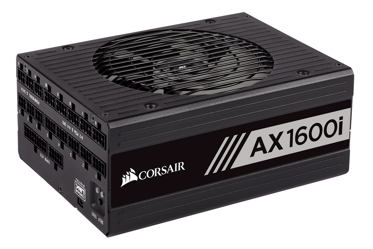 Corsair AX1600i Digital ATX Power Supply — 1600 Watt Fully-Modular PSU - Core Components by Corsair The Chelsea Gamer