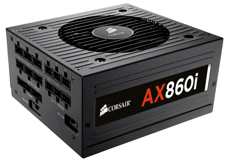 Corsair AX860i Digital ATX Power Supply — 860 Watt 80 PLUS® Platinum Certified Fully-Modular PSU - Core Components by Corsair The Chelsea Gamer