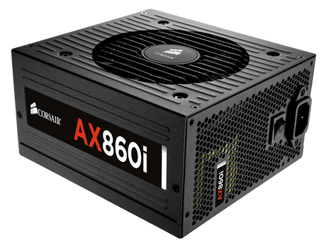 Corsair AX860i Digital ATX Power Supply — 860 Watt 80 PLUS® Platinum Certified Fully-Modular PSU - Core Components by Corsair The Chelsea Gamer