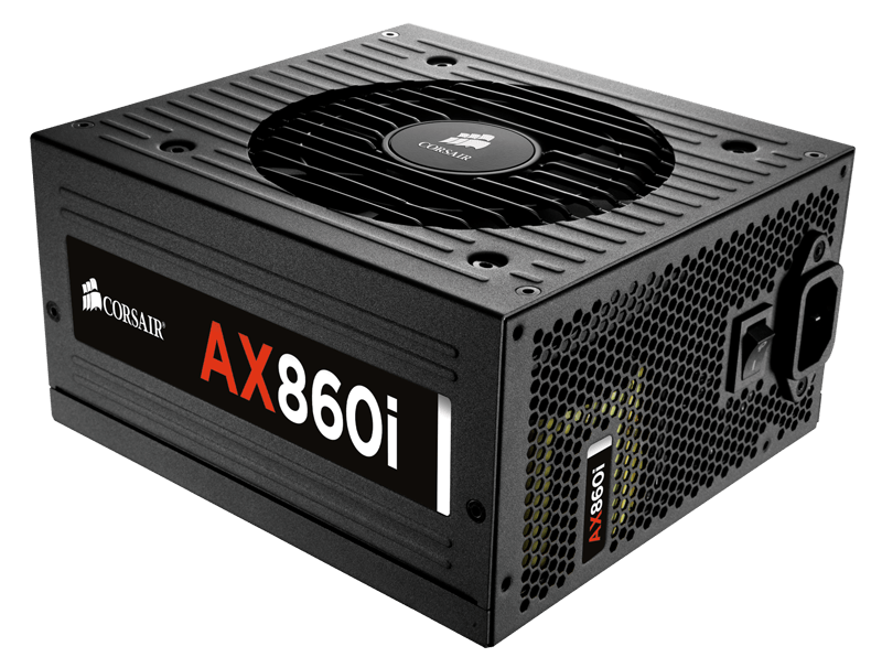 Corsair AX860i Digital ATX Power Supply — 860 Watt 80 PLUS® Platinum Certified Fully-Modular PSU - Core Components by Corsair The Chelsea Gamer