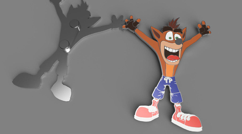 Crash Bandicoot™ Bottle Opener - merchandise by Rubber Road The Chelsea Gamer