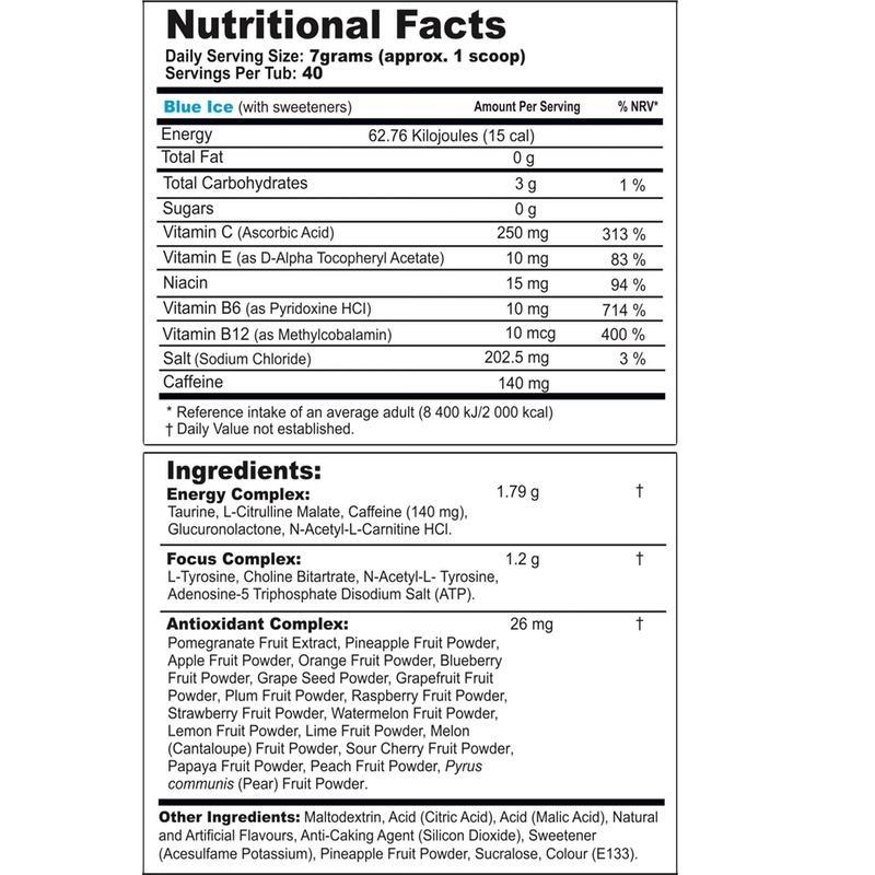 G Fuel - Blue Ice Tub - merchandise by G Fuel The Chelsea Gamer