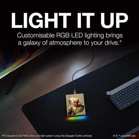 Boba Fett™ Drive - Special Edition FireCuda External 2TB Hard Drive - Console Accessories by Seagate The Chelsea Gamer