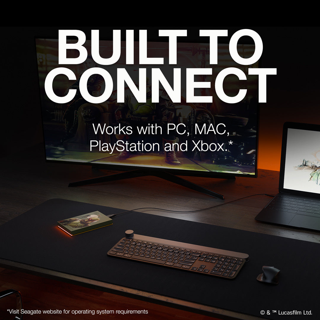 Boba Fett™ Drive - Special Edition FireCuda External 2TB Hard Drive - Console Accessories by Seagate The Chelsea Gamer