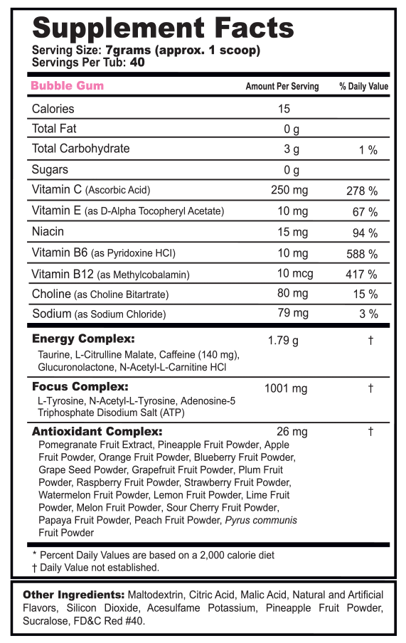 G Fuel - Bubble Gum Tub - merchandise by G Fuel The Chelsea Gamer