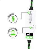 STEALTH C6-100 Stereo Gaming Headset - Green/White - Console Accessories by ABP Technology The Chelsea Gamer