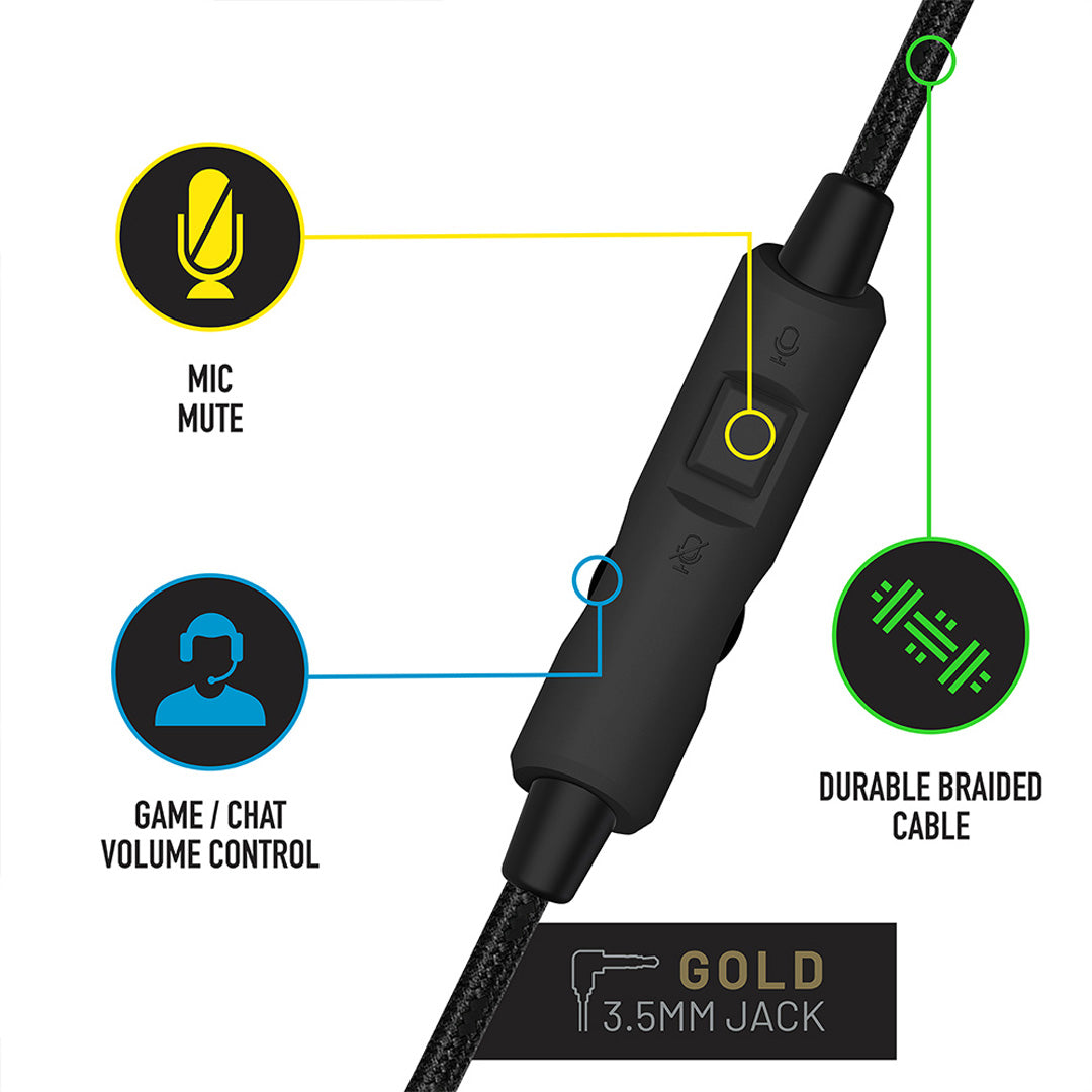 STEALTH C6-100 Stereo Gaming Headset - Light Up - Console Accessories by ABP Technology The Chelsea Gamer