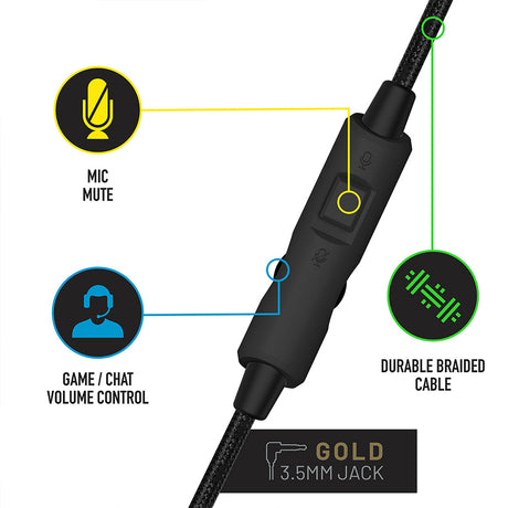 STEALTH C6-100 Stereo Gaming Headset - Light Up - Console Accessories by ABP Technology The Chelsea Gamer