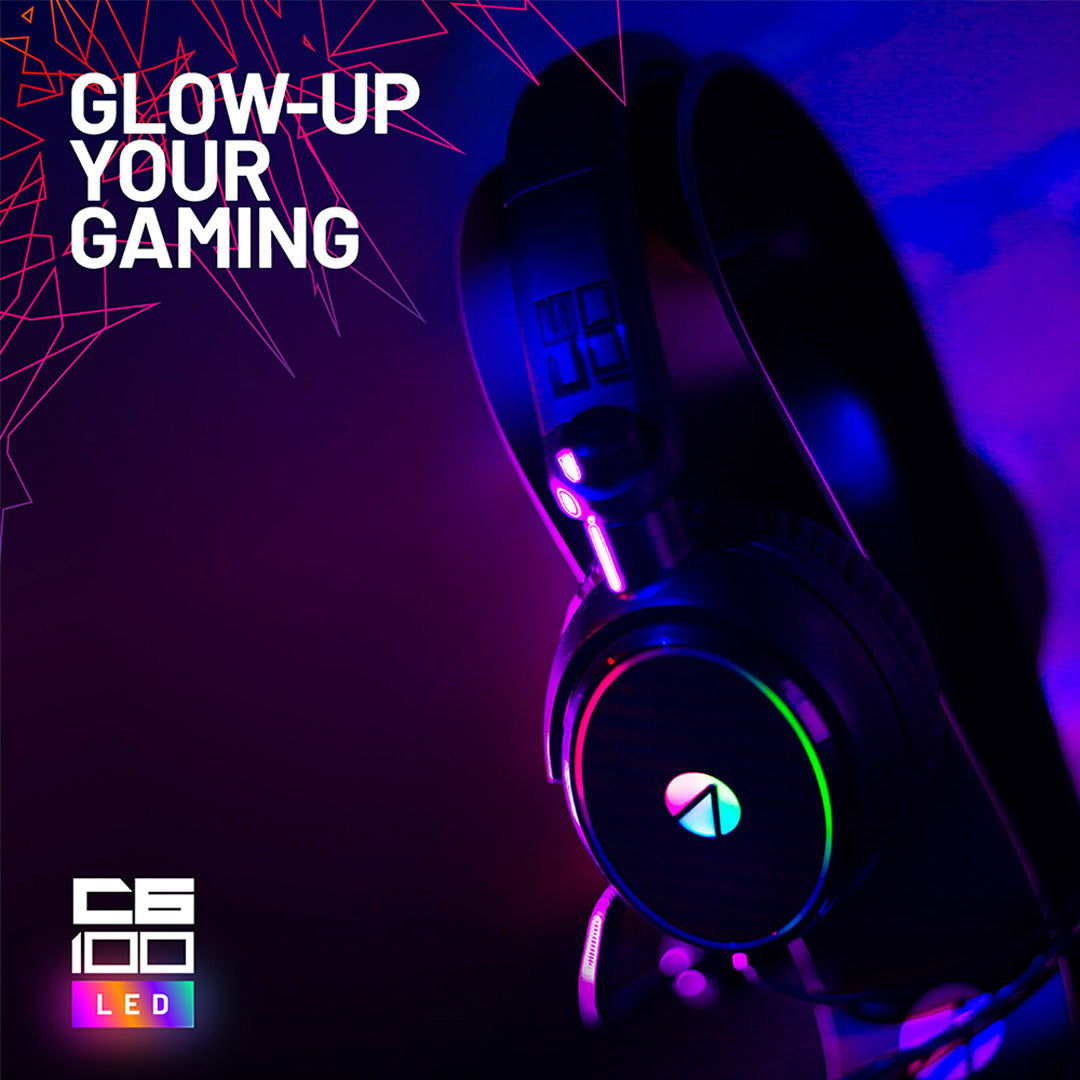 STEALTH C6-100 Stereo Gaming Headset - Light Up - Console Accessories by ABP Technology The Chelsea Gamer