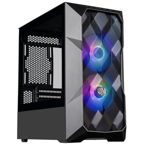 Cooler Master TD300 Mesh Mid Tower PC Case - Black - Core Components by Cooler Master The Chelsea Gamer