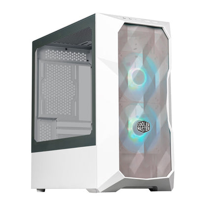 Cooler Master TD300 Mesh Mid Tower PC Case - White - Core Components by Cooler Master The Chelsea Gamer
