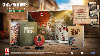 Company of Heroes 3 Launch Edition with Metal Case - PC - Video Games by SEGA UK The Chelsea Gamer