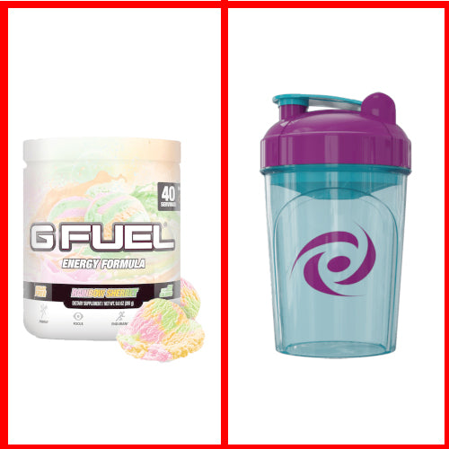 Rainbow Sherbet Tub & Hornet Jr Shaker Bundle - merchandise by G Fuel The Chelsea Gamer